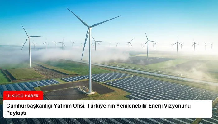 Cumhurbaşkanlığı Yatırım Ofisi, Türkiye’nin Yenilenebilir Enerji Vizyonunu Paylaştı