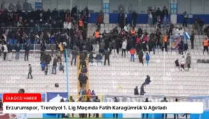 Erzurumspor, Trendyol 1. Lig Maçında Fatih Karagümrük’ü Ağırladı