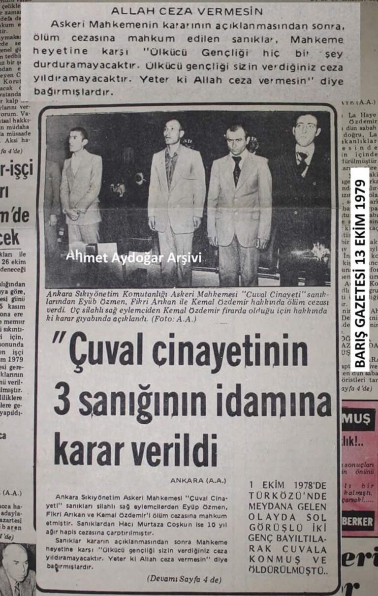 Ülkücü Şehit Fikri Arıkan Vefatının 43. Yılında Rahmet ve Minnetle Anıldı