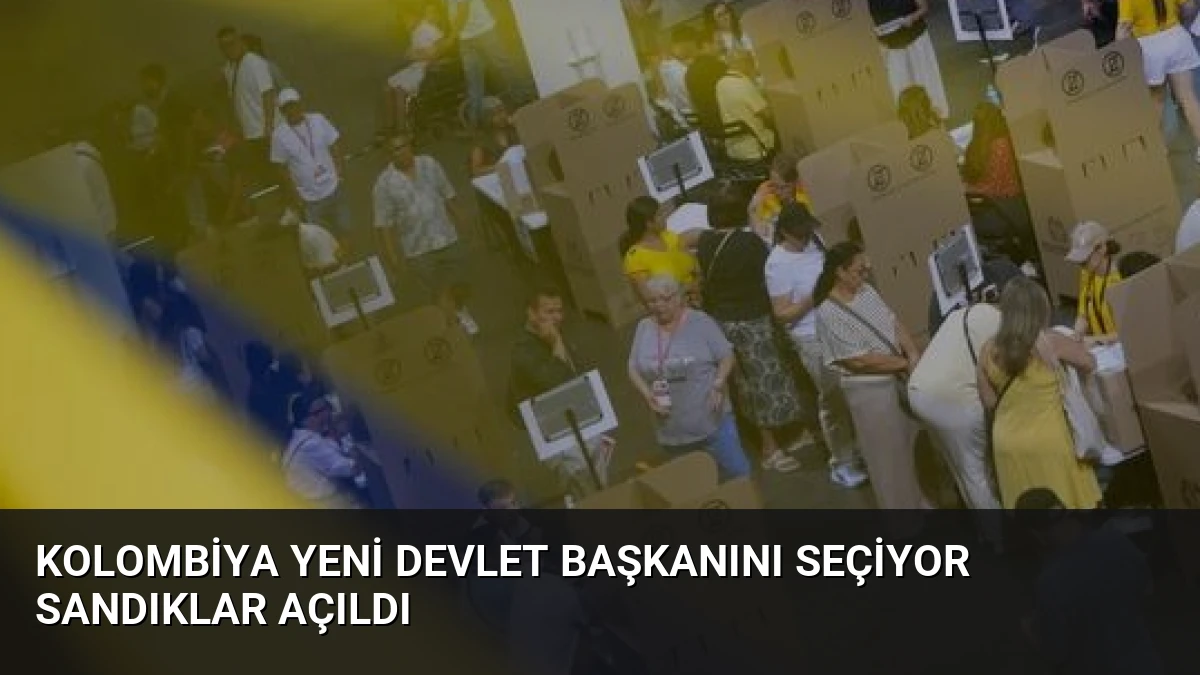 Kolombiya Yeni Devlet Başkanını Seçiyor Sandıklar Açıldı