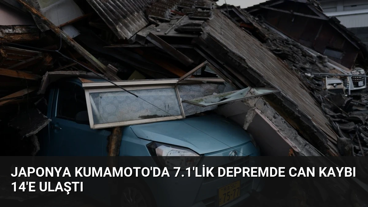 Japonya Kumamoto’da 7.1’lik Depremde Can Kaybı 14’e Ulaştı