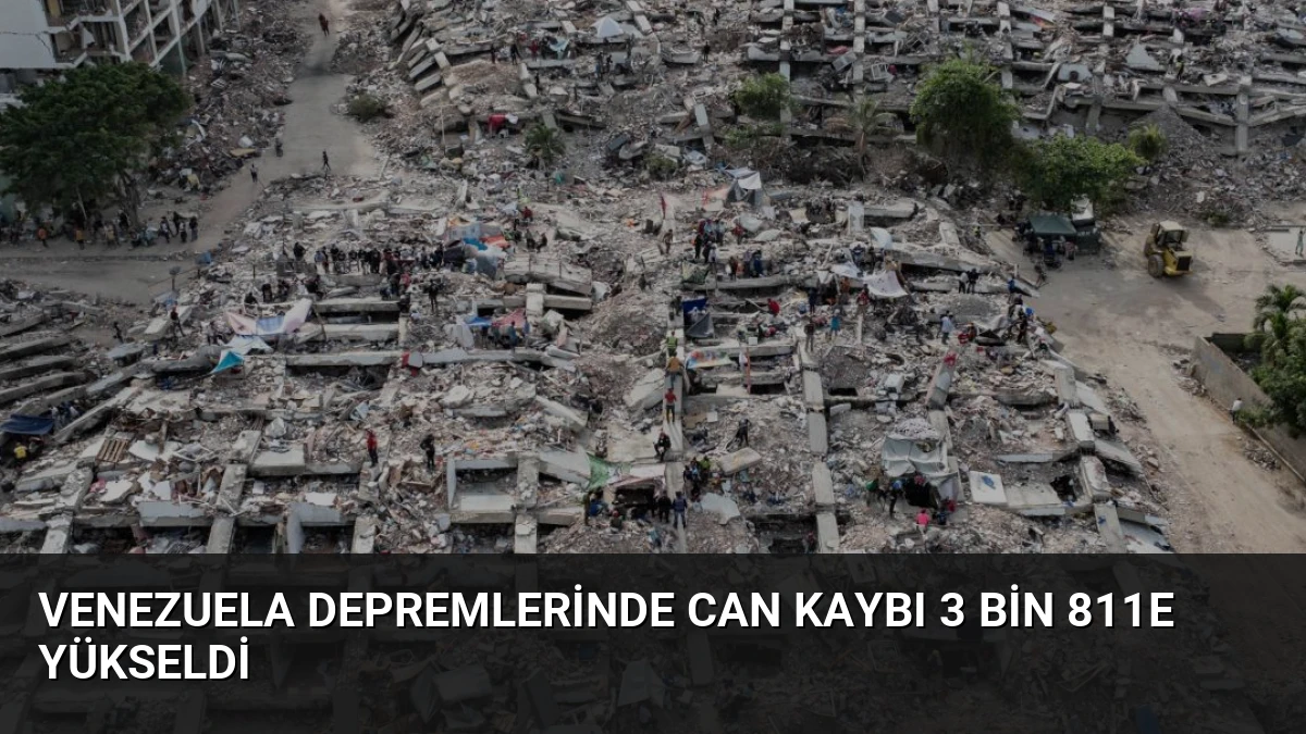 Venezuela Depremlerinde Can Kaybı 3 Bin 811e Yükseldi