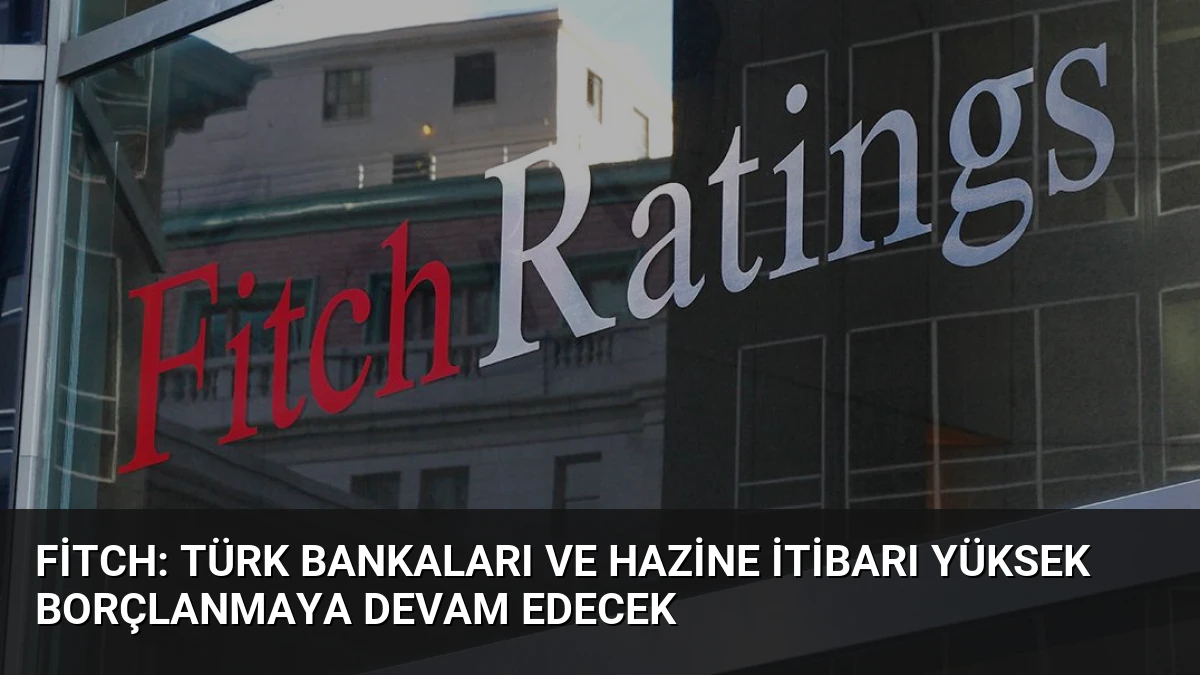 Fitch: Türk Bankaları ve Hazine İtibarı Yüksek Borçlanmaya Devam Edecek