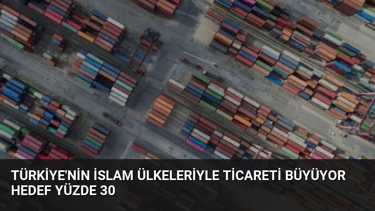 Türkiye’nin İslam Ülkeleriyle Ticareti Büyüyor Hedef Yüzde 30